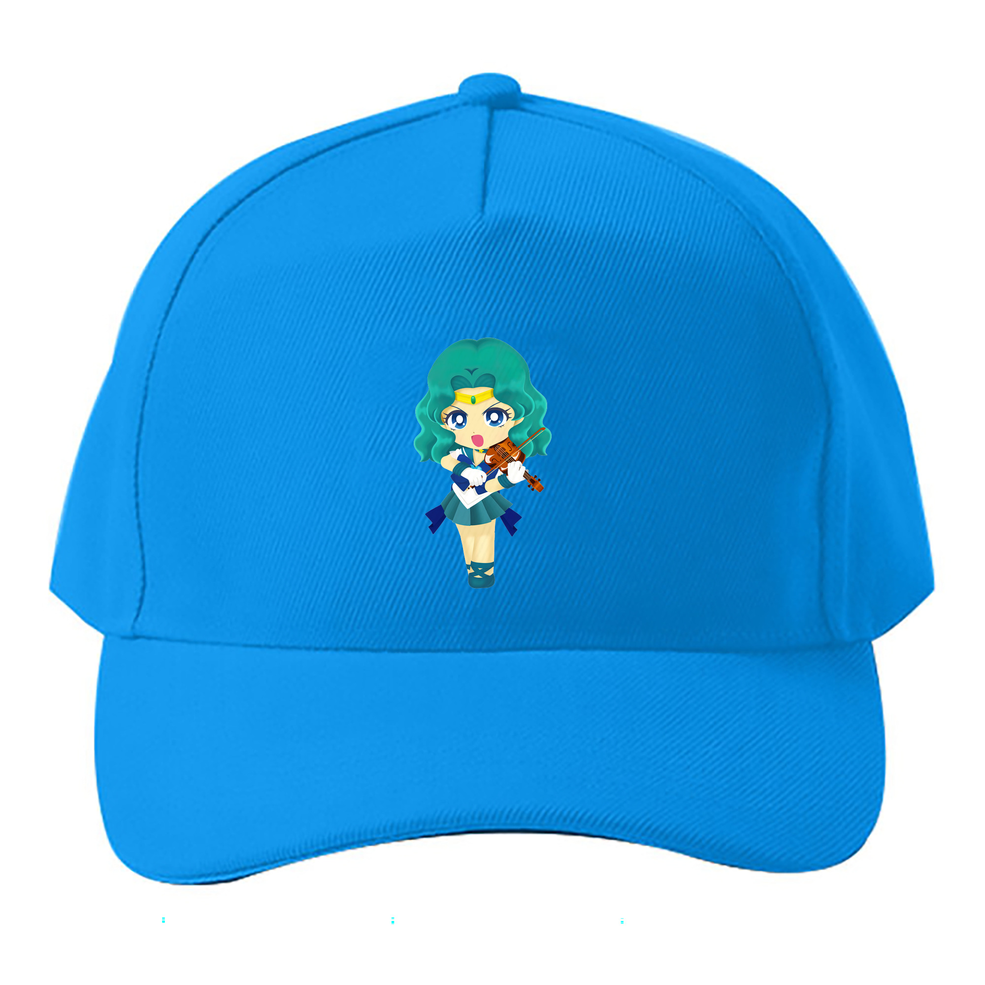 （画像用） 美少女戦士セーラームーン 海王 みちる（かいおう みちる） Sailor Moon Kaiou Michiru ベースボールキャップ 綿100％ 男女兼用 帽子 スポーツ